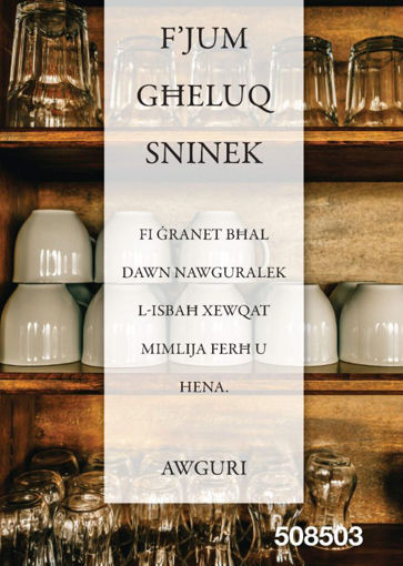 Picture of FJUM GHELUQ SNINEK KARTOLINA